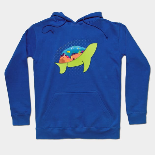 On the Turtles Back Hoodie by PixelSamuel